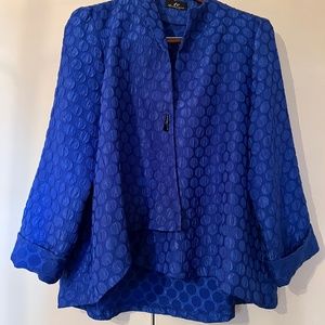 blue lightweight jacket